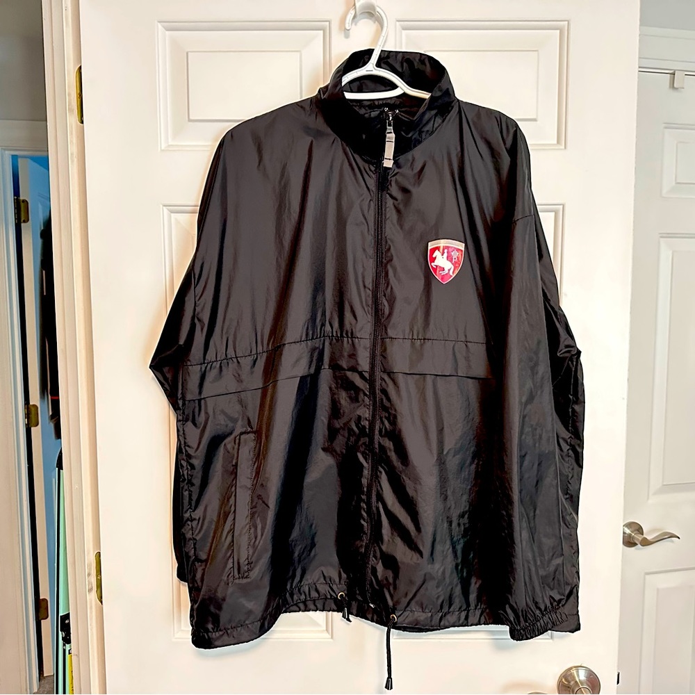 Vienna Spanish Riding School  equestrian shell windbreaker black with emblems